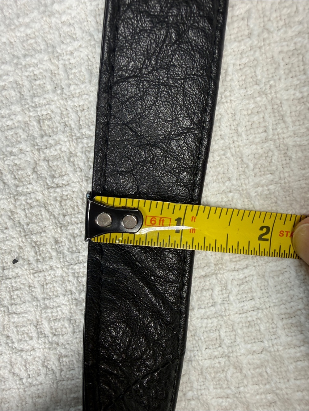 Great American Leather Works black leather crossbody shoulder bag western - Picture 13 of 16